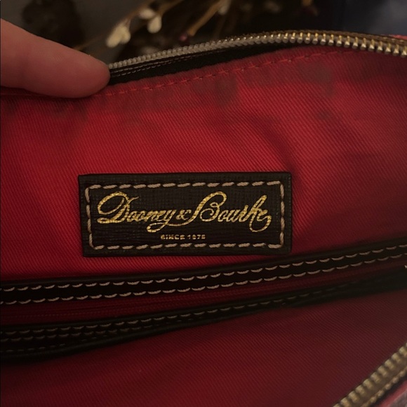 Dooney & Bourke Red and Black Checkered Crossbody Bag - Picture 9 of 14